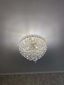 Люстра Капель Лепесток Шар  30мм с подвесом в Магнитогорске отзыв и фото покупателя