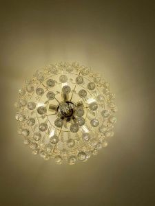 Люстра Капель Лепесток Шар  30мм с подвесом в Магнитогорске отзыв и фото покупателя