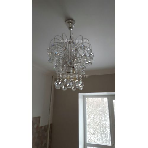Люстра Каскад Шар 40 мм в Магнитогорске Гусь Хрустальный