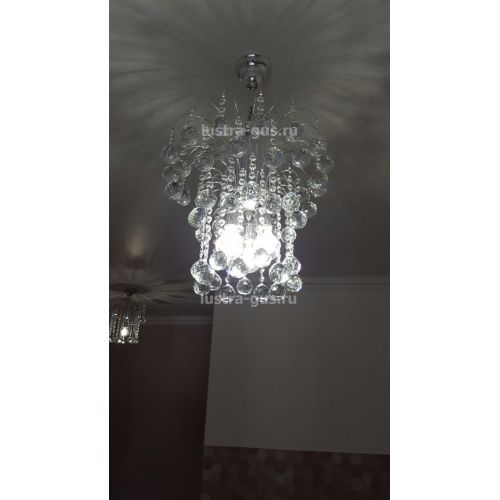 Люстра Каскад Шар 40 мм в Магнитогорске Гусь Хрустальный
