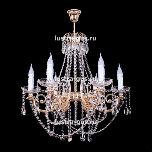 Люстра Свеча Лайт №1 (рожки - пластик) в Магнитогорске Гусь Хрустальный