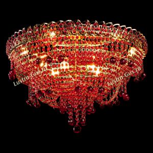 Люстра Водопад Софья красная в Магнитогорске отзыв и фото покупателя