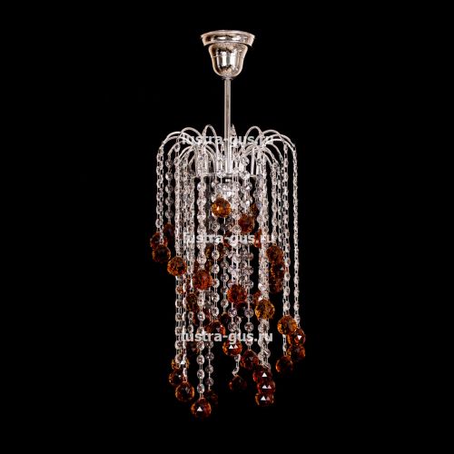 Люстра Зима №1 цветная в Магнитогорске Гусь Хрустальный