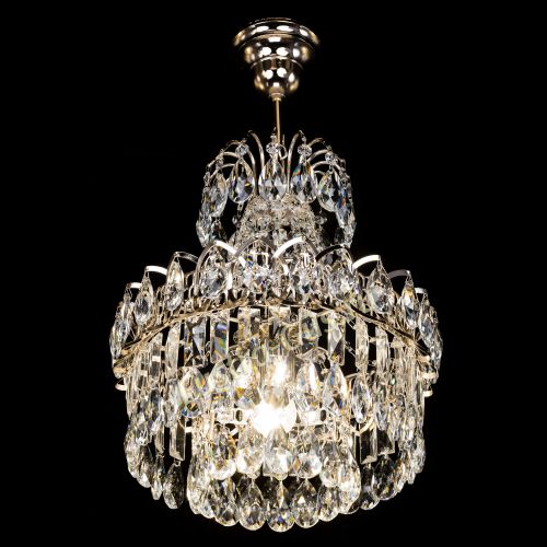 Люстра Ника 1 лампа прямая в Магнитогорске Гусь Хрустальный