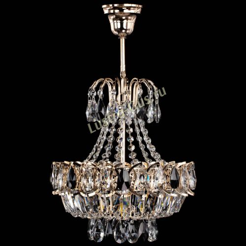 Люстра Ника 1 лампа черная в Магнитогорске Гусь Хрустальный