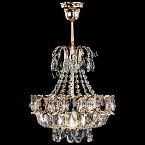 Люстра Ника 1 лампа черная в Магнитогорске Гусь Хрустальный