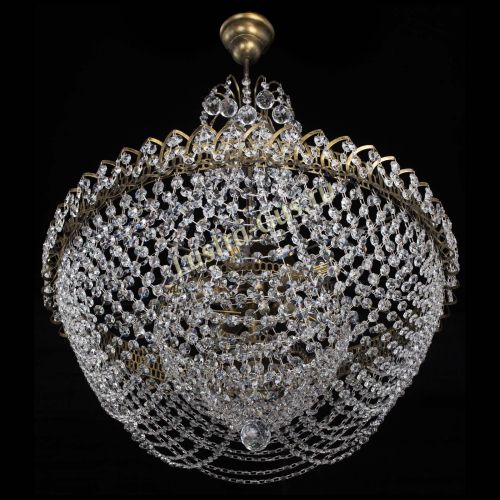 Люстра Ника Лепестки №5 под бронзу в Магнитогорске Гусь Хрустальный