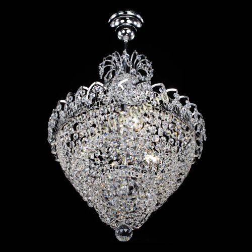 Люстра Ника Лепестки малая - 3 лампы в Магнитогорске Гусь Хрустальный