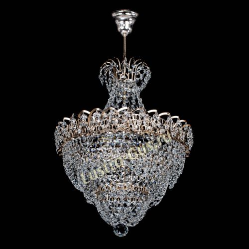 Люстра Ника Лепестки малая - 3 лампы в Магнитогорске Гусь Хрустальный