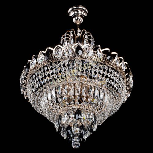 Люстра Ника подвесная Черная в Магнитогорске Гусь Хрустальный