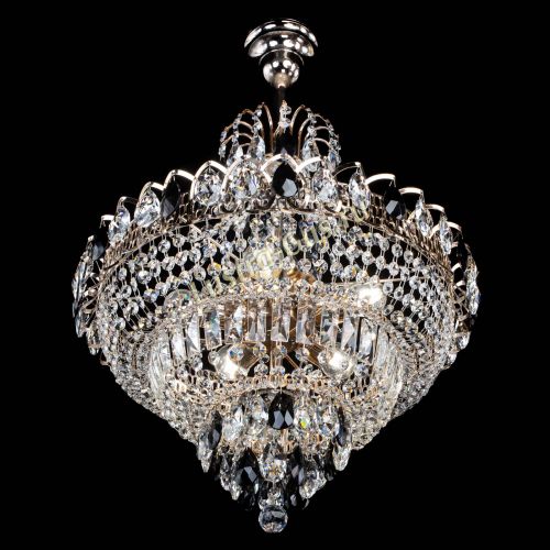 Люстра Ника подвесная Черная в Магнитогорске Гусь Хрустальный