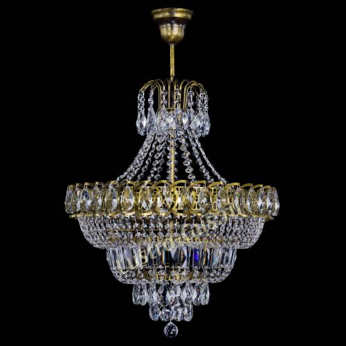 Люстра Ника №5 подвесная под бронзу в Магнитогорске Гусь Хрустальный