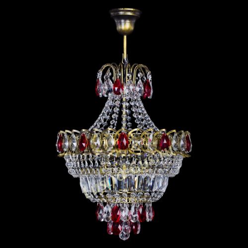 Люстра Ника подвесная Красная под бронзу в Магнитогорске Люстра Ника подвесная Красная под бронзу в Магнитогорске