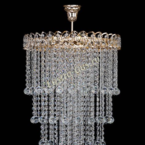 Люстра Октава длинная с подвесом в Магнитогорске Гусь Хрустальный