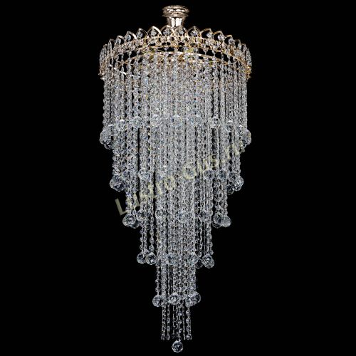 Люстра Октава длинная с подвесом в Магнитогорске Гусь Хрустальный