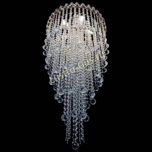 Люстра Октава длинная с подвесом в Магнитогорске Гусь Хрустальный