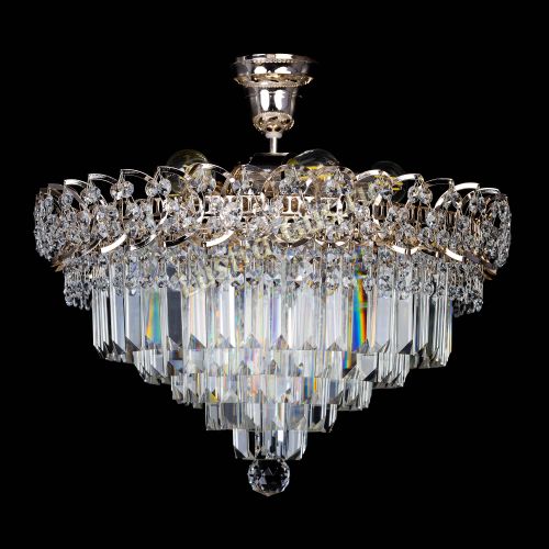 Люстра Октава Элегант с подвесом в Магнитогорске Гусь Хрустальный