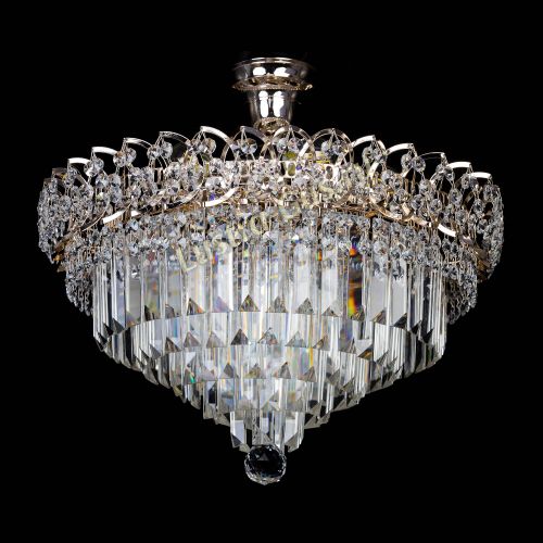 Люстра Октава Элегант с подвесом в Магнитогорске Гусь Хрустальный