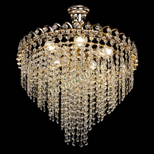 Люстра Октава конус с подвесом в Магнитогорске Гусь Хрустальный