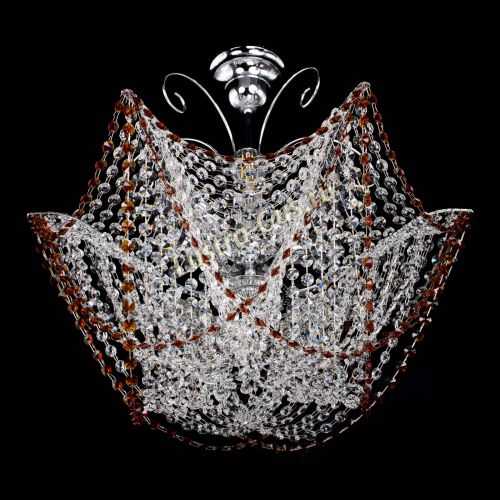 Люстра Орхидея №3 чайная в Магнитогорске Гусь Хрустальный