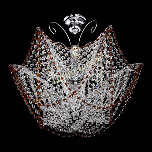 Люстра Орхидея №3 чайная в Магнитогорске Гусь Хрустальный