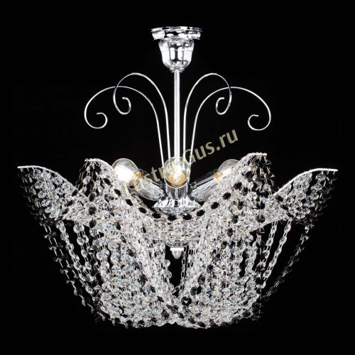 Люстра Орхидея №3 черная в Магнитогорске Гусь Хрустальный