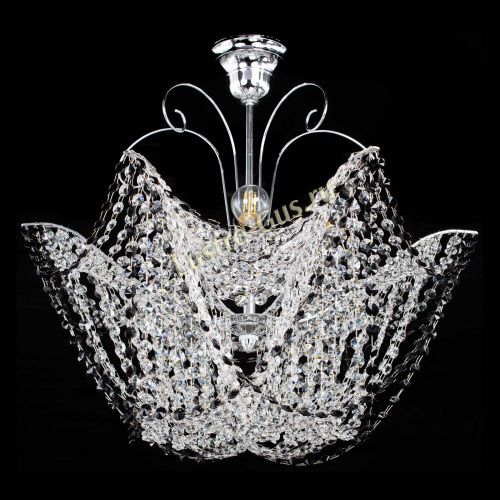 Люстра Орхидея №3 черная в Магнитогорске Гусь Хрустальный