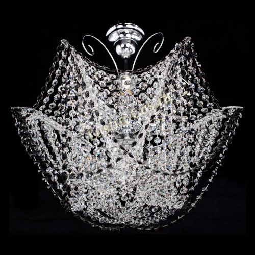 Люстра Орхидея №3 черная в Магнитогорске Гусь Хрустальный