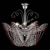 Люстра Орхидея №3 красная в Магнитогорске