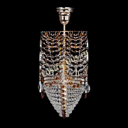 Люстра Парусник №1 чайный в Магнитогорске Гусь Хрустальный