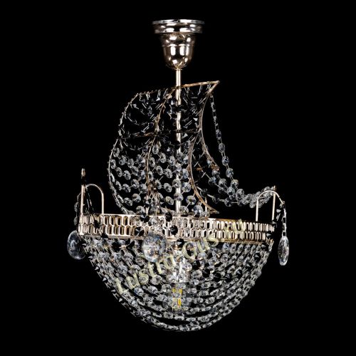 Люстра Парусник №1 черный в Магнитогорске Гусь Хрустальный