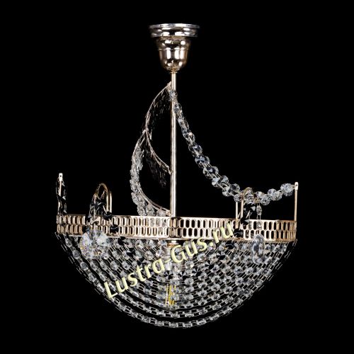 Люстра Парусник №1 черный в Магнитогорске Гусь Хрустальный