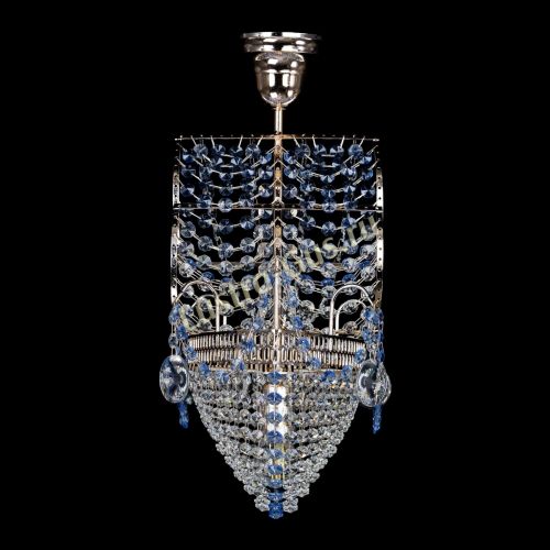 Люстра Парусник №1 синий в Магнитогорске Гусь Хрустальный