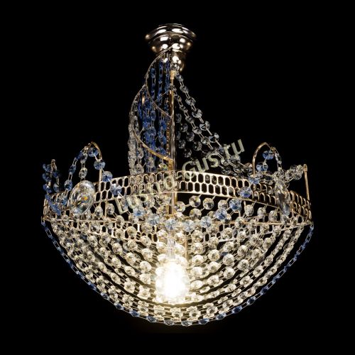 Люстра Парусник №1 синий в Магнитогорске Гусь Хрустальный