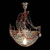 Люстра Парусник №1 красный в Магнитогорске