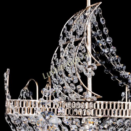 Люстра Парусник №1 в Магнитогорске Гусь Хрустальный