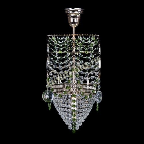 Люстра Парусник №1 зеленый в Магнитогорске Гусь Хрустальный