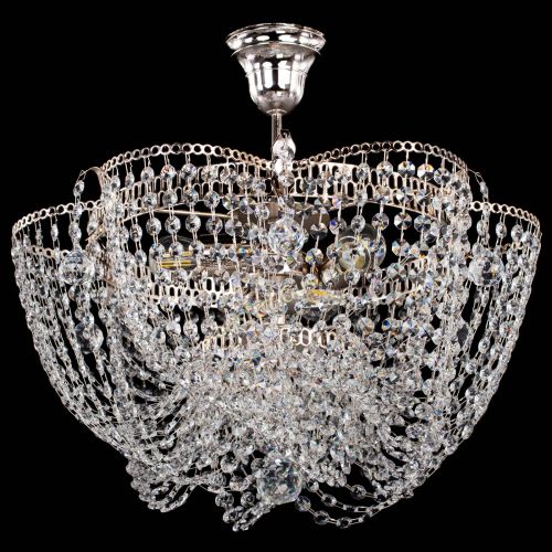 Люстра Ромашка Василиса с подвесом в Магнитогорске Гусь Хрустальный