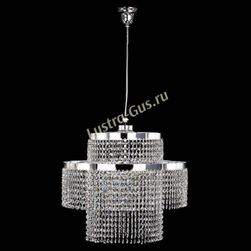 Люстра Сигма №3 3-х ярусная в Магнитогорске Гусь Хрустальный