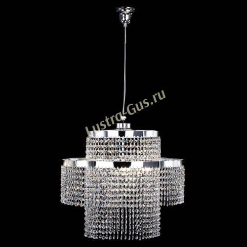 Люстра Сигма №3 3-х ярусная в Магнитогорске Гусь Хрустальный