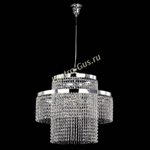Люстра Сигма №3 3-х ярусная в Магнитогорске Гусь Хрустальный