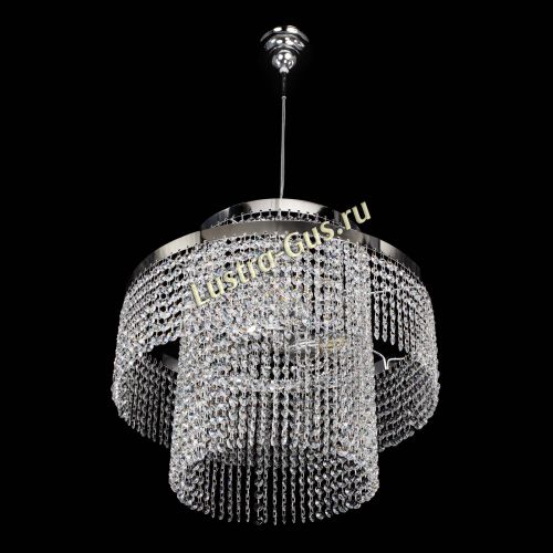 Люстра Сигма №3 3-х ярусная в Магнитогорске Гусь Хрустальный