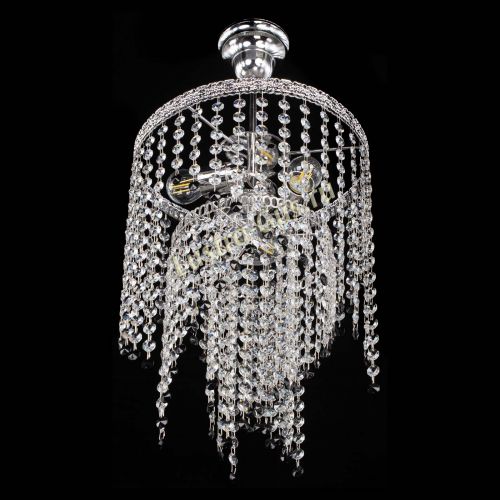 Люстра Токката Капель №3 черная в Магнитогорске Гусь Хрустальный