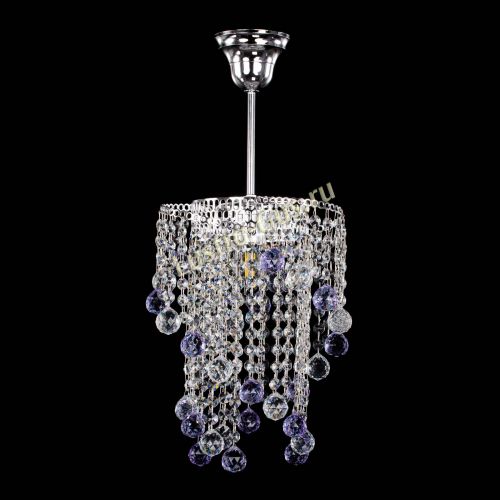Люстра Вектор №4 фиолетовая в Магнитогорске Гусь Хрустальный