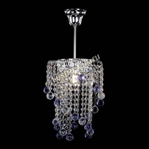 Люстра Вектор №4 фиолетовая в Магнитогорске Гусь Хрустальный