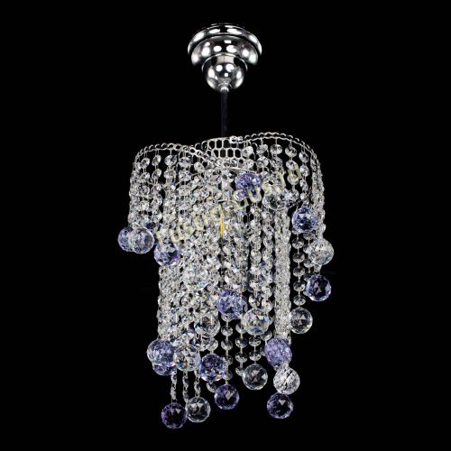 Люстра Вектор №4 фиолетовая в Магнитогорске Гусь Хрустальный