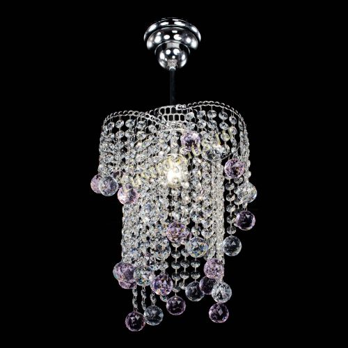 Люстра Вектор №4 розовая в Магнитогорске Гусь Хрустальный