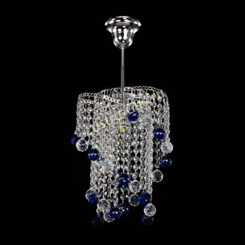 Люстра Вектор №4 синяя в Магнитогорске Гусь Хрустальный