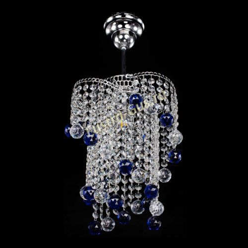 Люстра Вектор №4 синяя в Магнитогорске Гусь Хрустальный