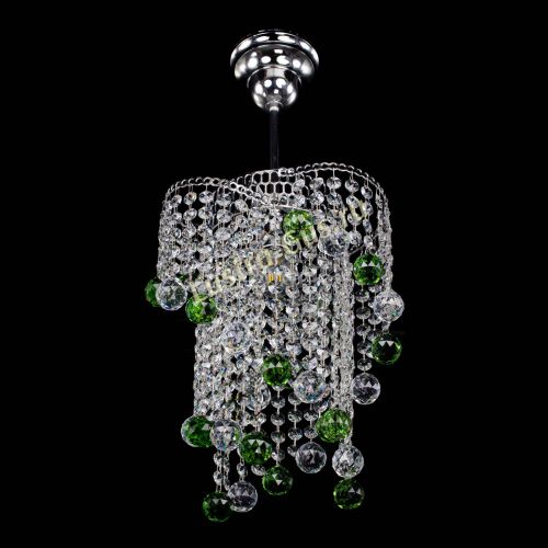 Люстра Вектор №4 зеленая в Магнитогорске Гусь Хрустальный